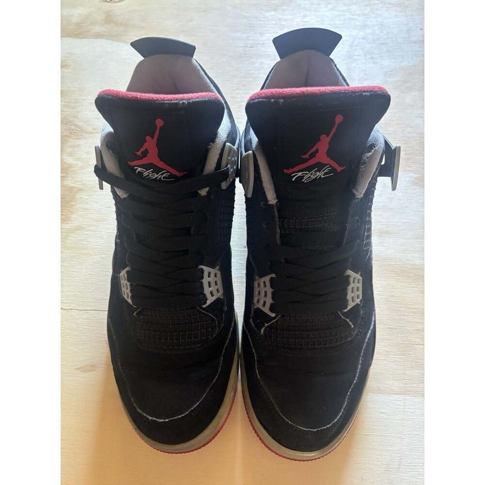 Nike Air Jordan 4 Retro Bred Black Cement 2019 Men’s Size 10 Sneakers No Box